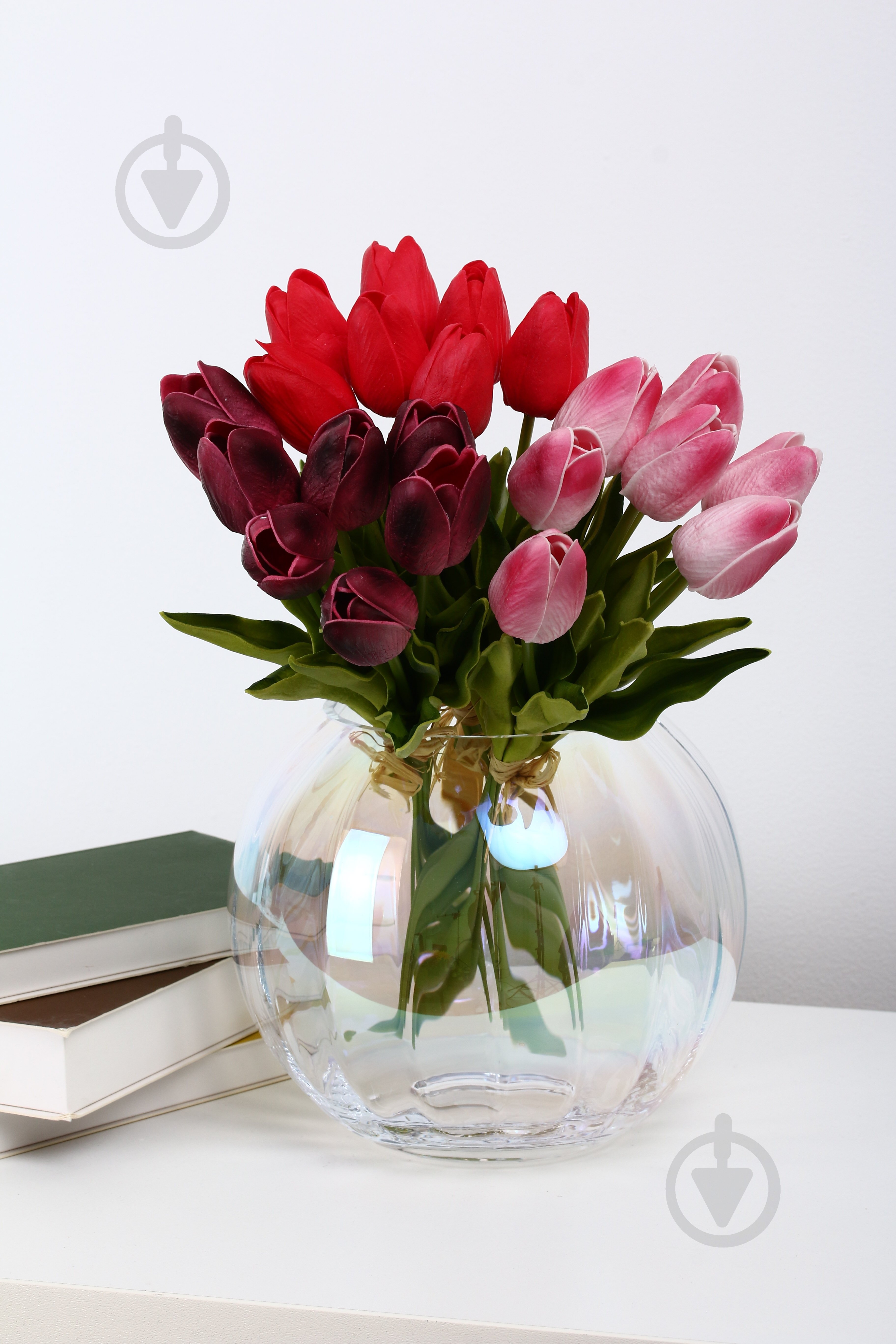 Ваза стеклянная Wrzesniak Glassworks Luster Optic 17 см перламутровая 17-164 - фото 4