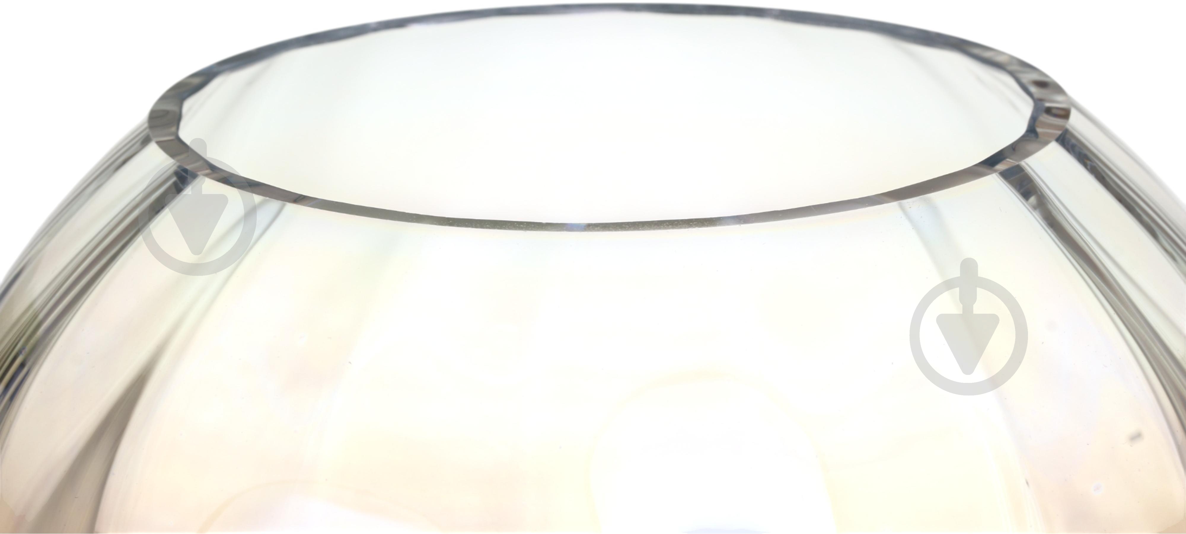 Ваза стеклянная Wrzesniak Glassworks Luster Optic 17 см перламутровая 17-164 - фото 3