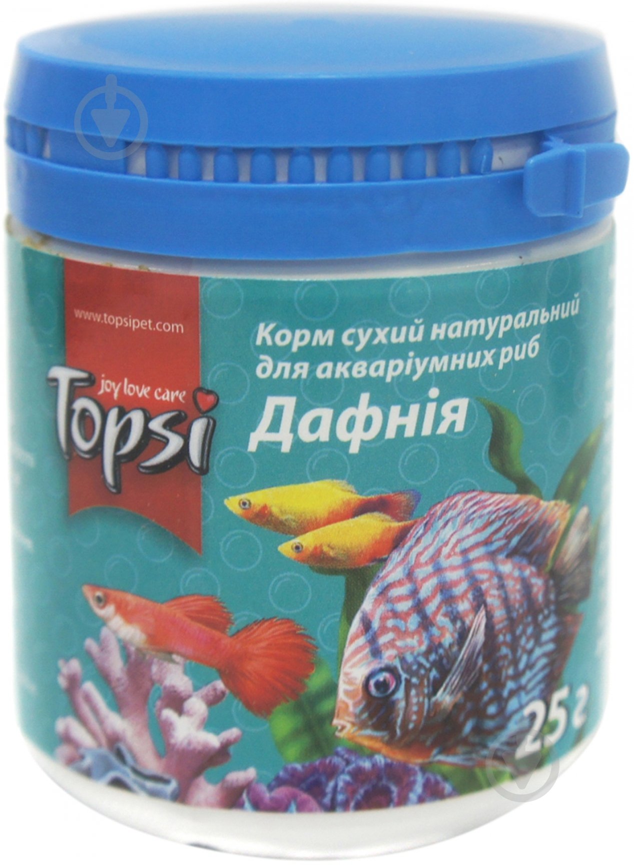 Корм Topsi Дафния 25 г (дафния) - фото 1