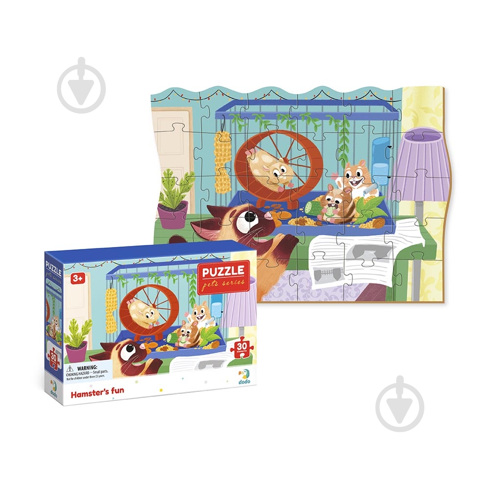 Пазл DoDo Развлечения хомячков 300543 - фото 1