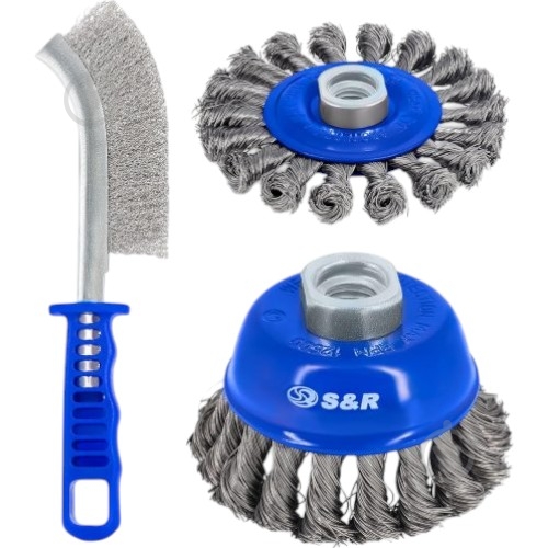 Набор щеток S&R 3 шт. 135003003 - фото 1