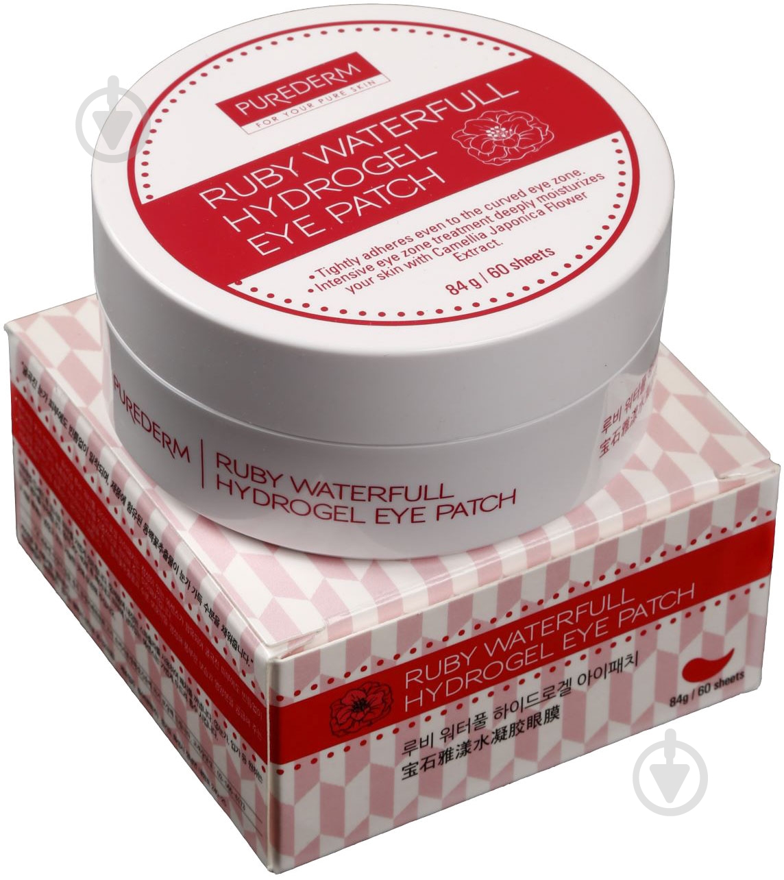 Гідрогелеві патчі Purederm Ruby Waterfull Hydrogel Eye Patch 60 шт./уп. - фото 1
