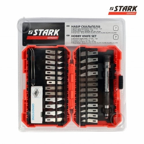 Набір ножів для точних робіт Stark із тримачем 29 предметів 502301017 - фото 3