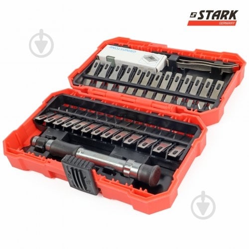 Набір ножів для точних робіт Stark із тримачем 29 предметів 502301017 - фото 2