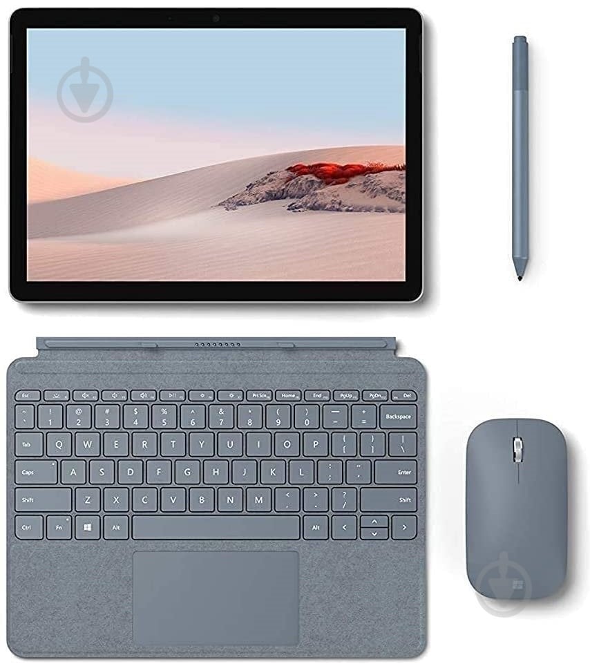 Клавиатура Microsoft Surface Pro 7/7+ Signature Type Cover (FFQ-00141) grey - фото 4