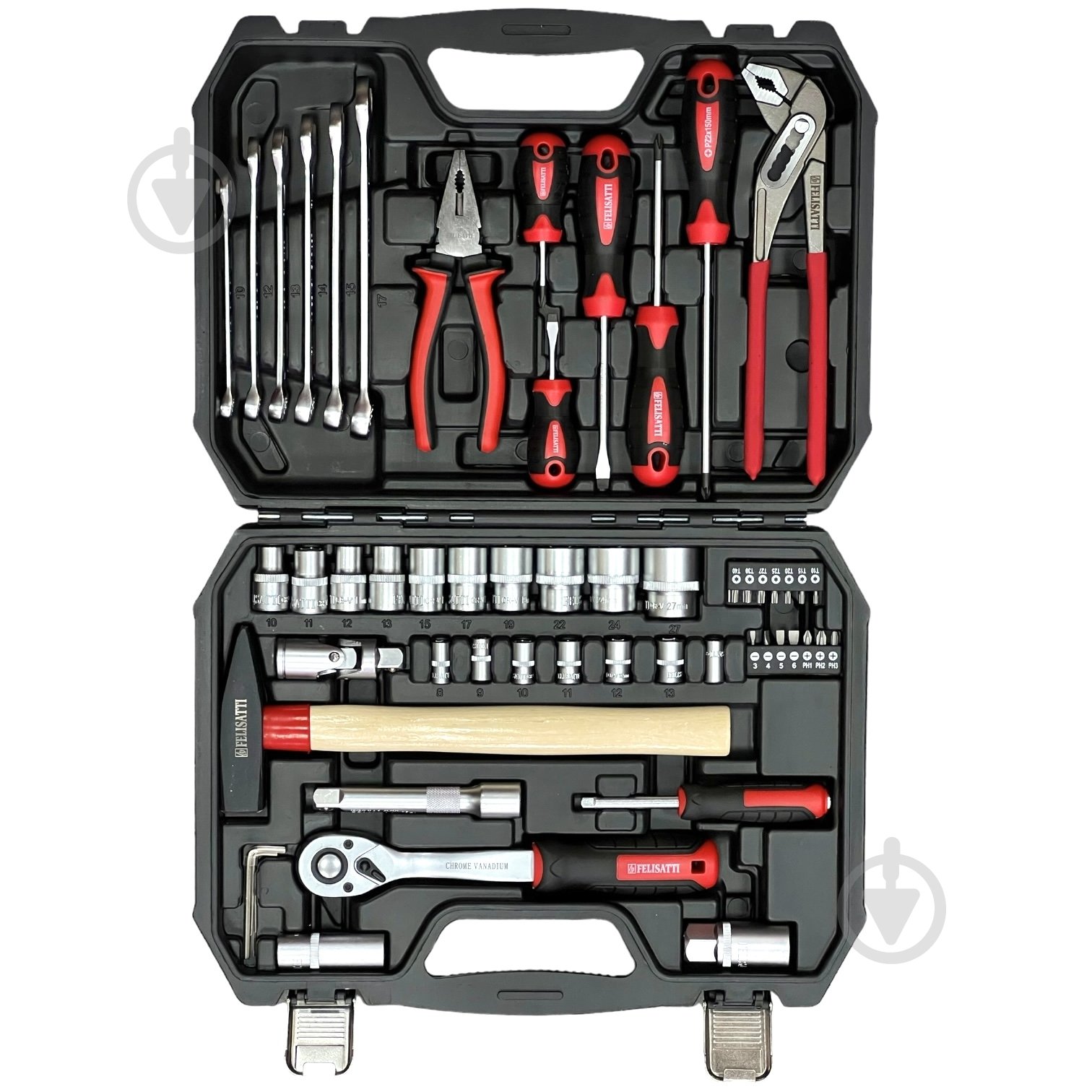 Набір ручного інструменту Felisatti 56 шт. F46056 - фото 2