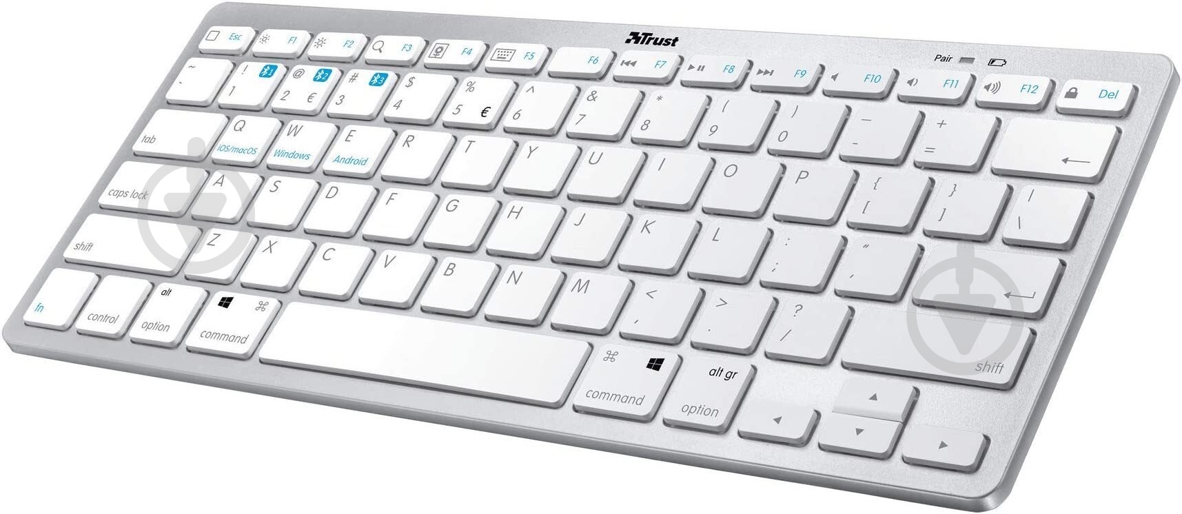 Клавиатура Trust Nado BT (23752) white - фото 2
