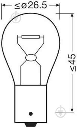 Автолампа розжарювання Osram Ultra Life P21W 21 Вт шт. (OS 7506ULT-2BL) - фото 3