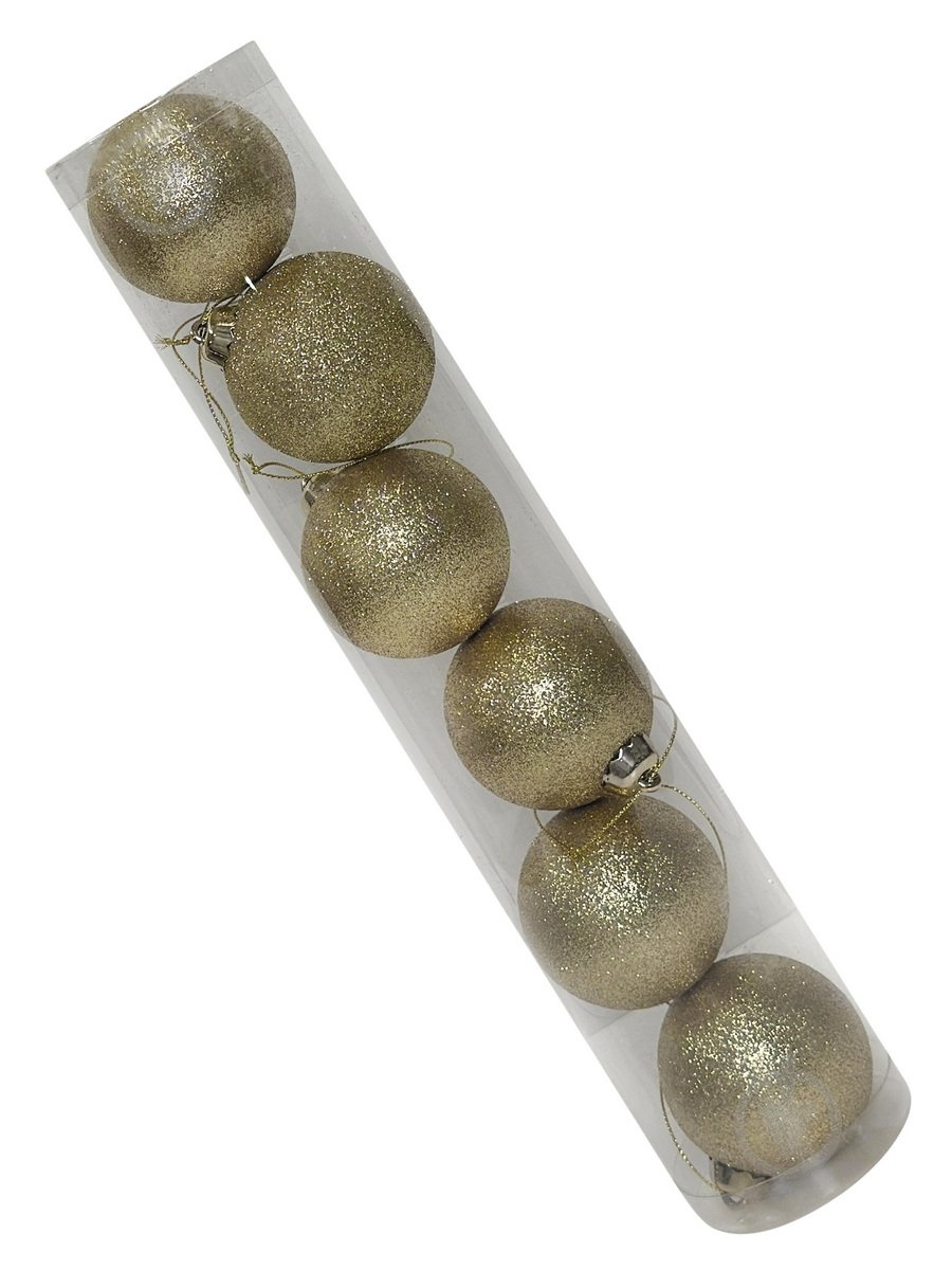 Набір ялинкових куль MIS LT №2 d 60 мм 6 шт./уп. - фото 1