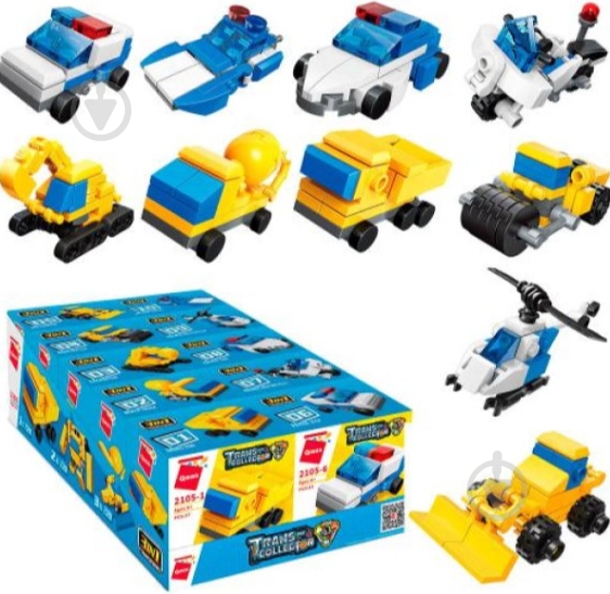 Конструктор Qman 2105 Транспорт (ассортимент) - фото 1