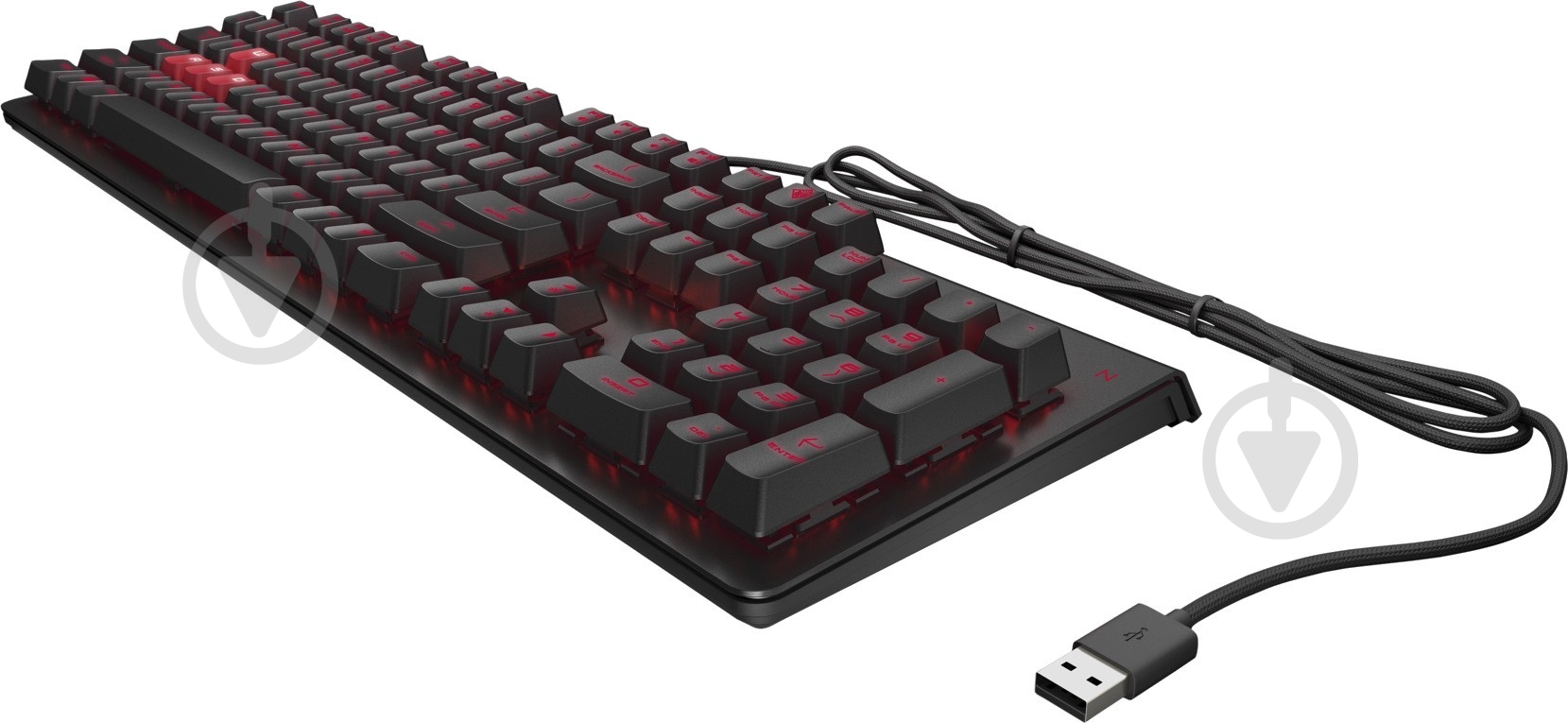 Клавиатура HP OMEN Encoder LED 114key Cherry MX Red USB (6YW76AA) black - фото 3 Клавиатура HP OMEN Encoder LED 114key Cherry MX Red USB (6YW76AA) black - фото 3