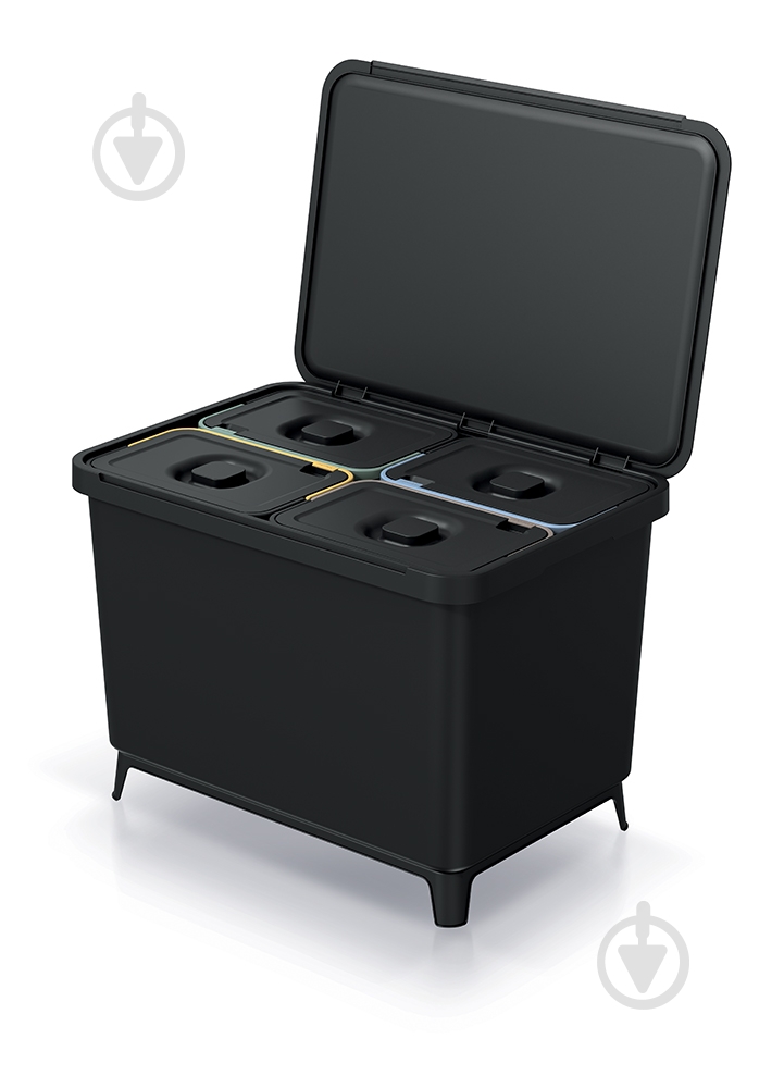 Контейнер для мусора PRP Systema 40 л черный 62868-411 - фото 2