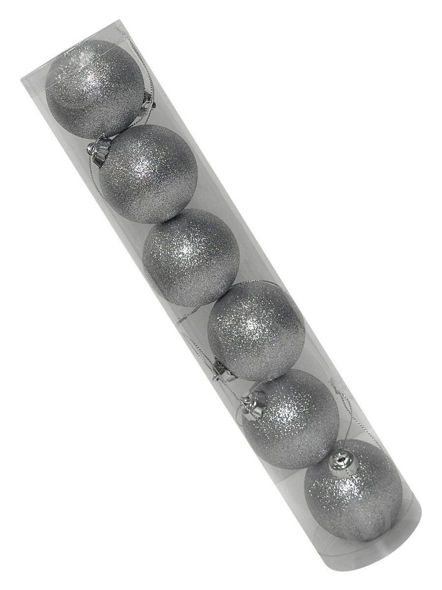 Набір ялинкових куль MIS LT №3 d 60 мм 6 шт./уп. - фото 1 Набір ялинкових куль MIS LT №3 d 60 мм 6 шт./уп. - фото 1