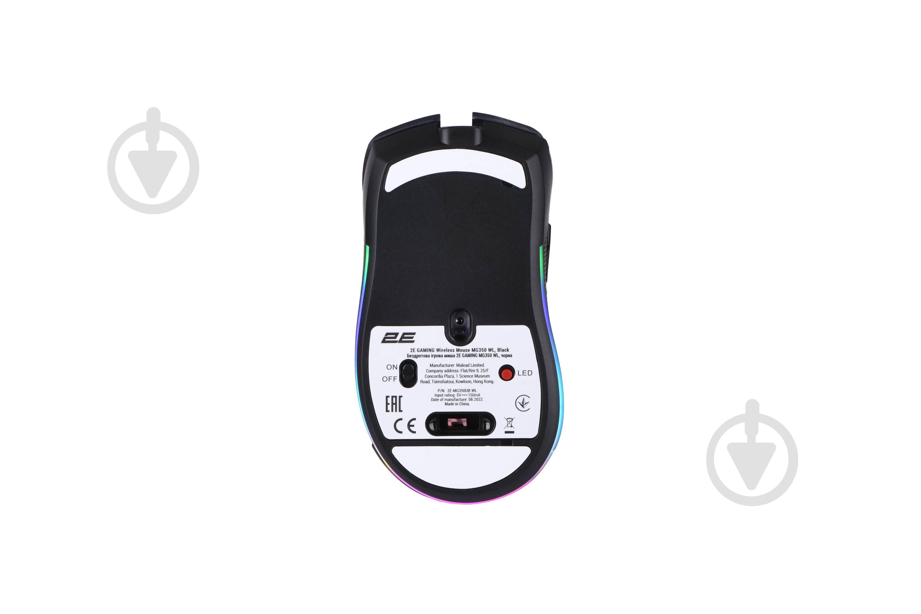Мышь 2E Gaming MG350 WL RGB Wireless/USB black (2E-MG350UB-WL) - фото 13