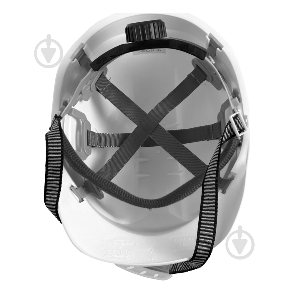 Каска WORKSHOP белая 53-63 см 5377703401 - фото 3 Каска WORKSHOP белая 53-63 см 5377703401 - фото 3