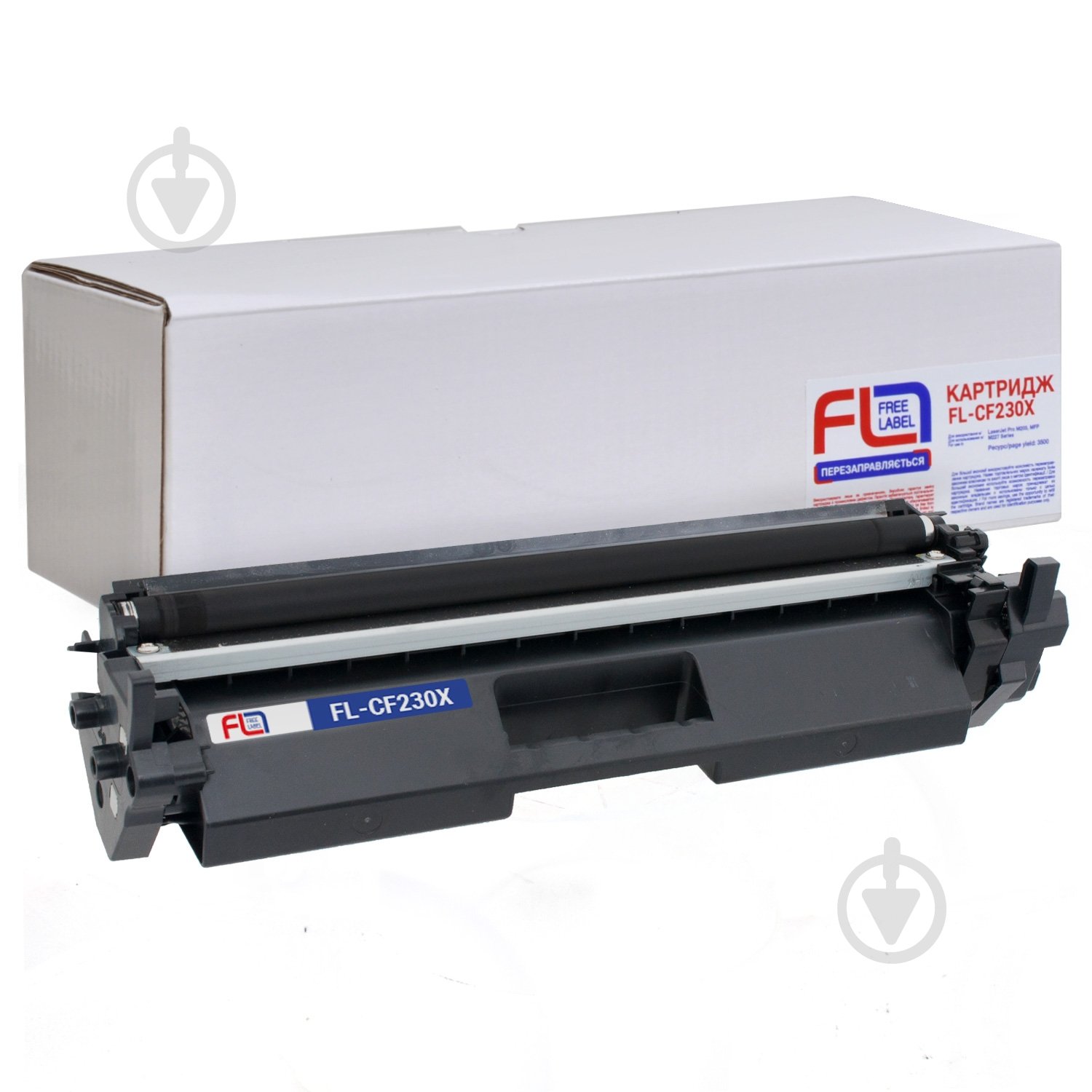 Тонер-картридж FREE LABEL сумісний HP 30X (CF230X) (FL-CF230X) - фото 1 Тонер-картридж FREE LABEL сумісний HP 30X (CF230X) (FL-CF230X) - фото 1