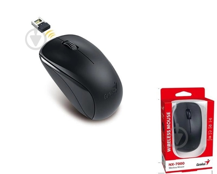 Мышь Genius NX-7000 WL black (31030027400) - фото 4