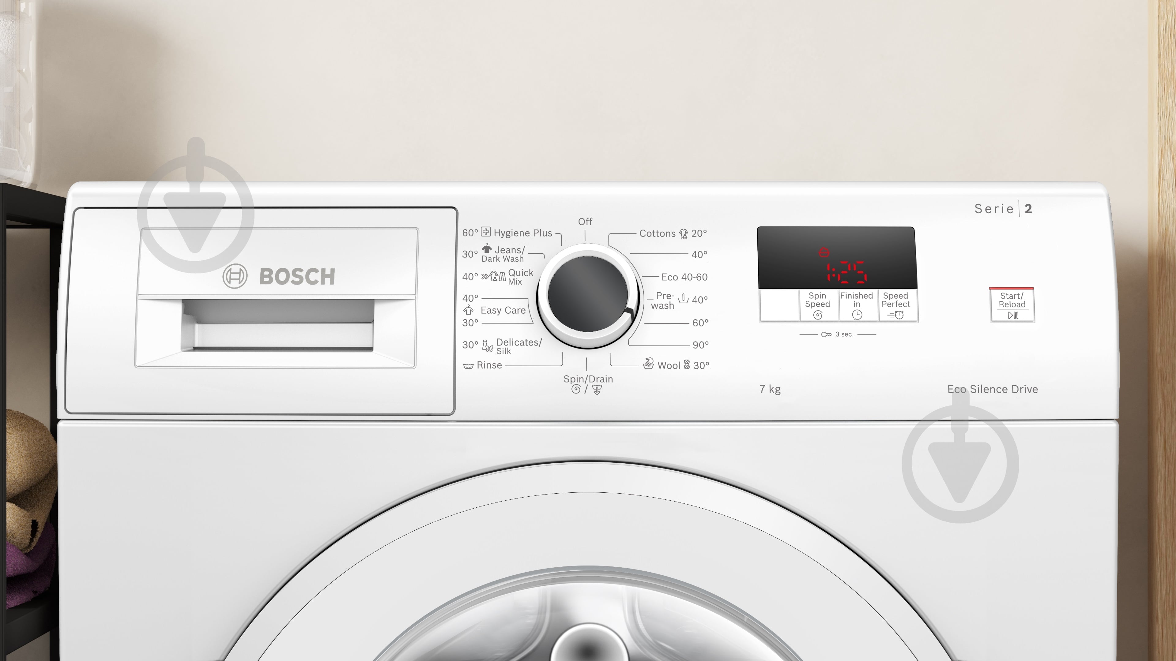 Пральна машина Bosch WGE02200BY Bosch, Серія 2 - фото 2