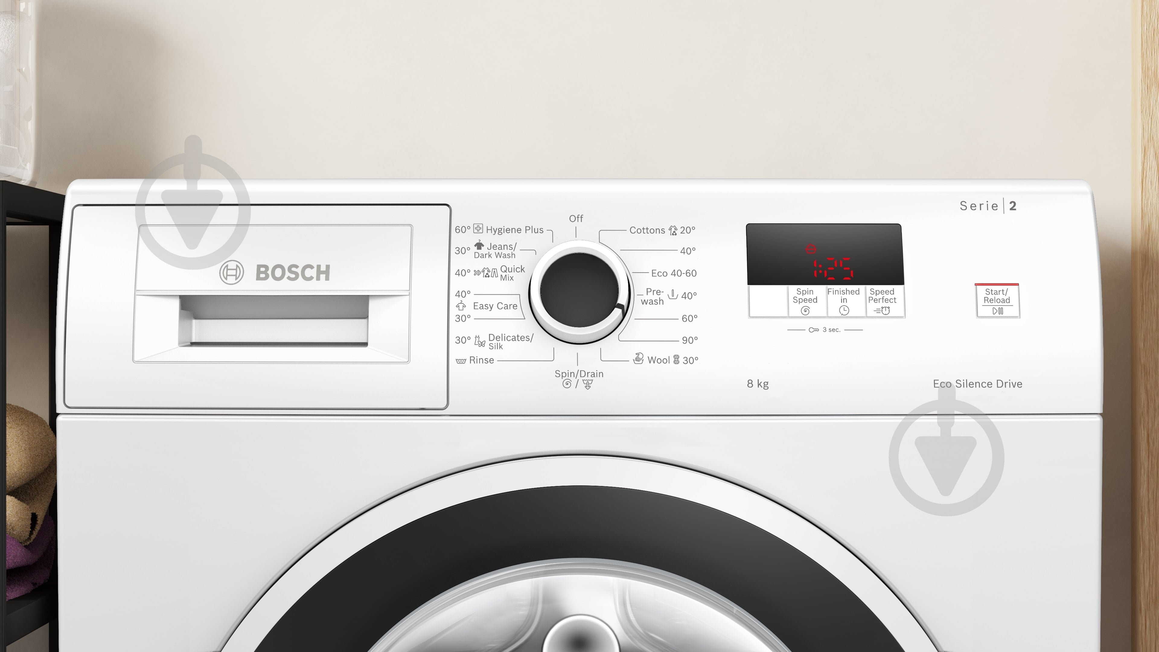 Стиральная машина Bosch WGE03200BY серия 2 - фото 2