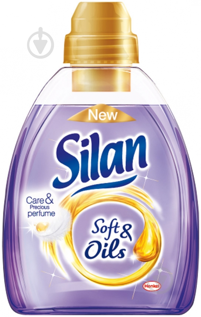 Кондиционер-ополаскиватель Silan Soft&Oils Лиловый 0,75 л - фото 1