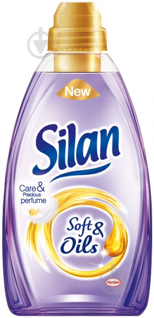 Кондиционер-ополаскиватель Silan Soft&Oils Лиловый 1,5 л - фото 1