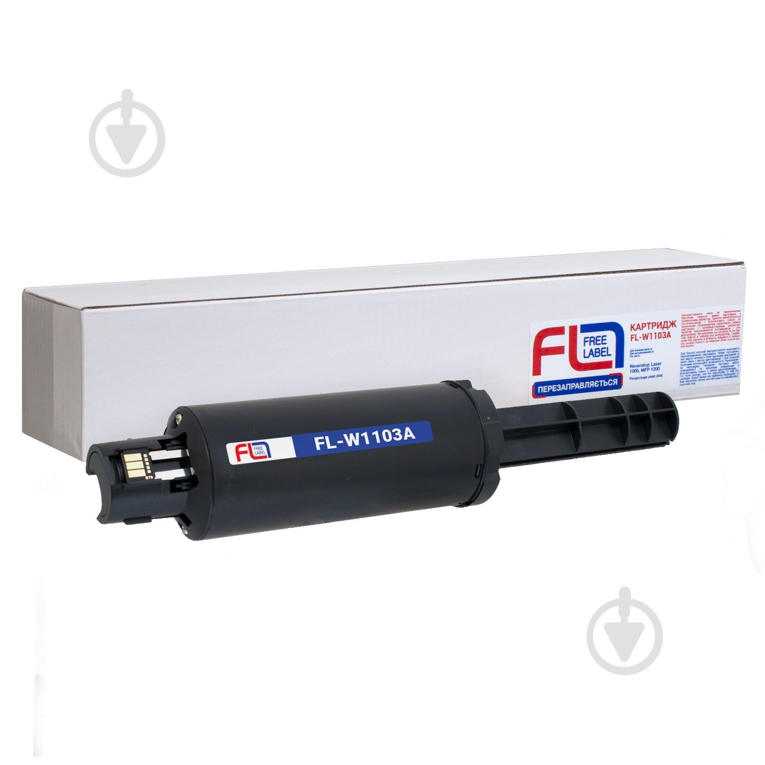 Тонер-картридж FREE LABEL сумісний HP 103A (W1103A) (FL-W1103A) чорний - фото 1 Тонер-картридж FREE LABEL сумісний HP 103A (W1103A) (FL-W1103A) чорний - фото 1