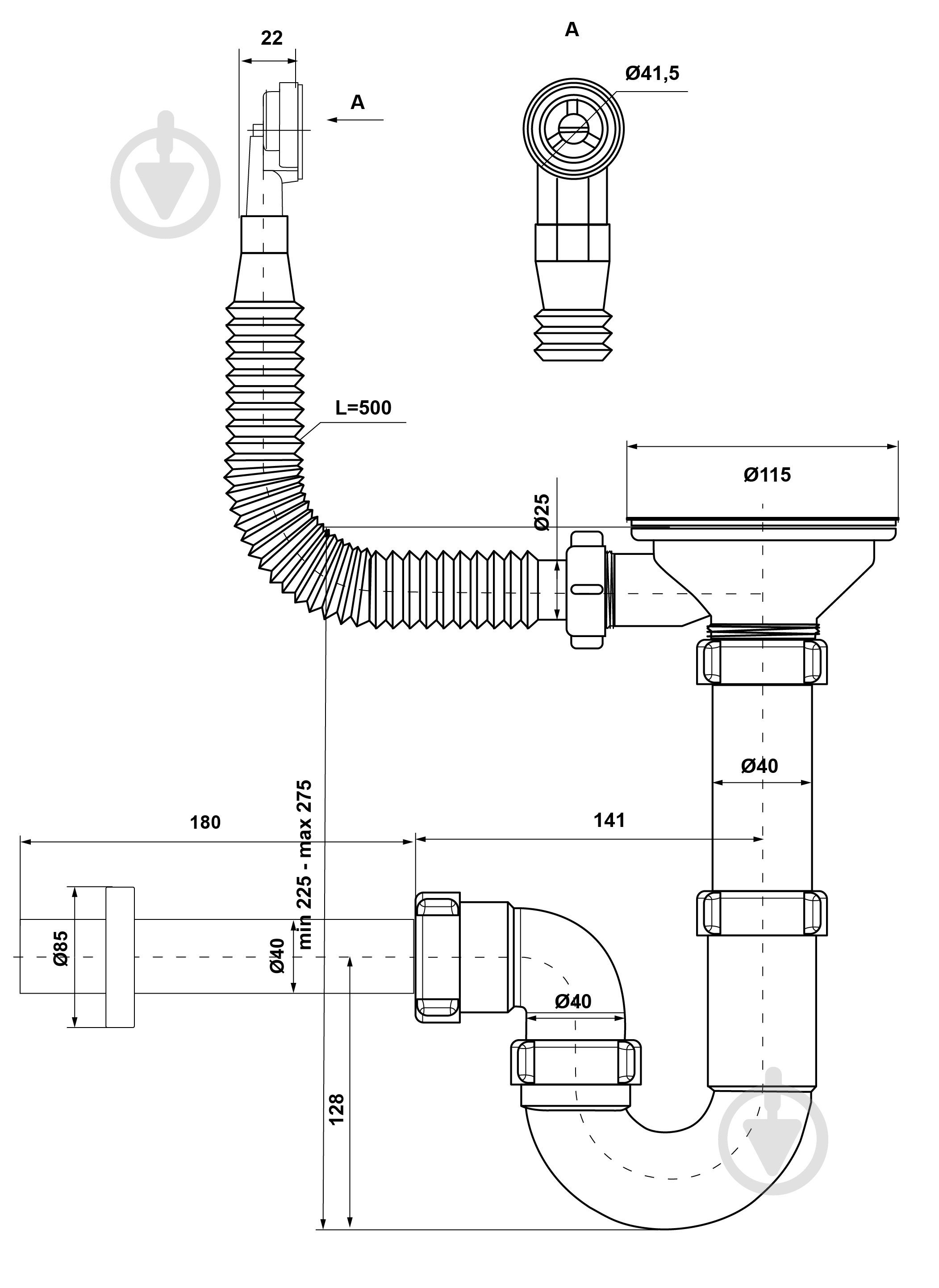 Сифон трубчатый ScandiSPA d110 SU27010202 - фото 12 Сифон трубчатый ScandiSPA d110 SU27010202 - фото 12