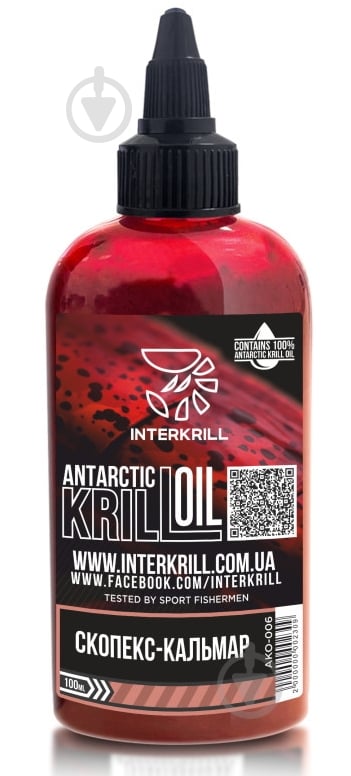 Олія INTERKRILL KRILL OIL смак скопекс/ кальмар - фото 1