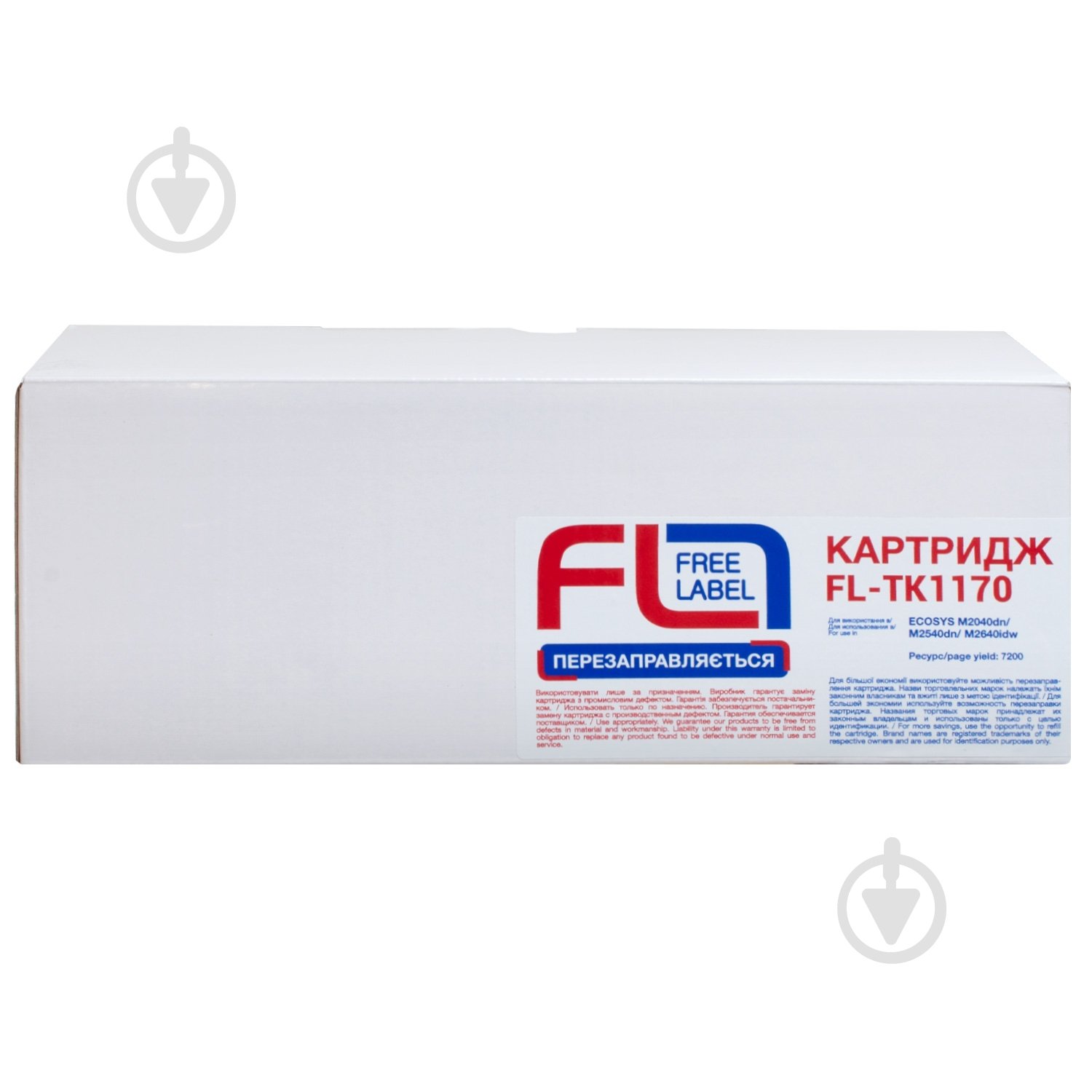 Тонер-картридж FREE LABEL сумісний Kyocera Mita TK-1170 (FL-TK1170) - фото 2