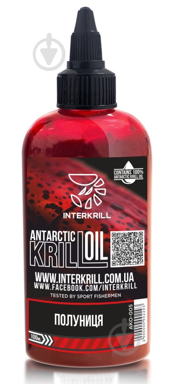 Олія INTERKRILL KRILL OIL смак полуниця - фото 1