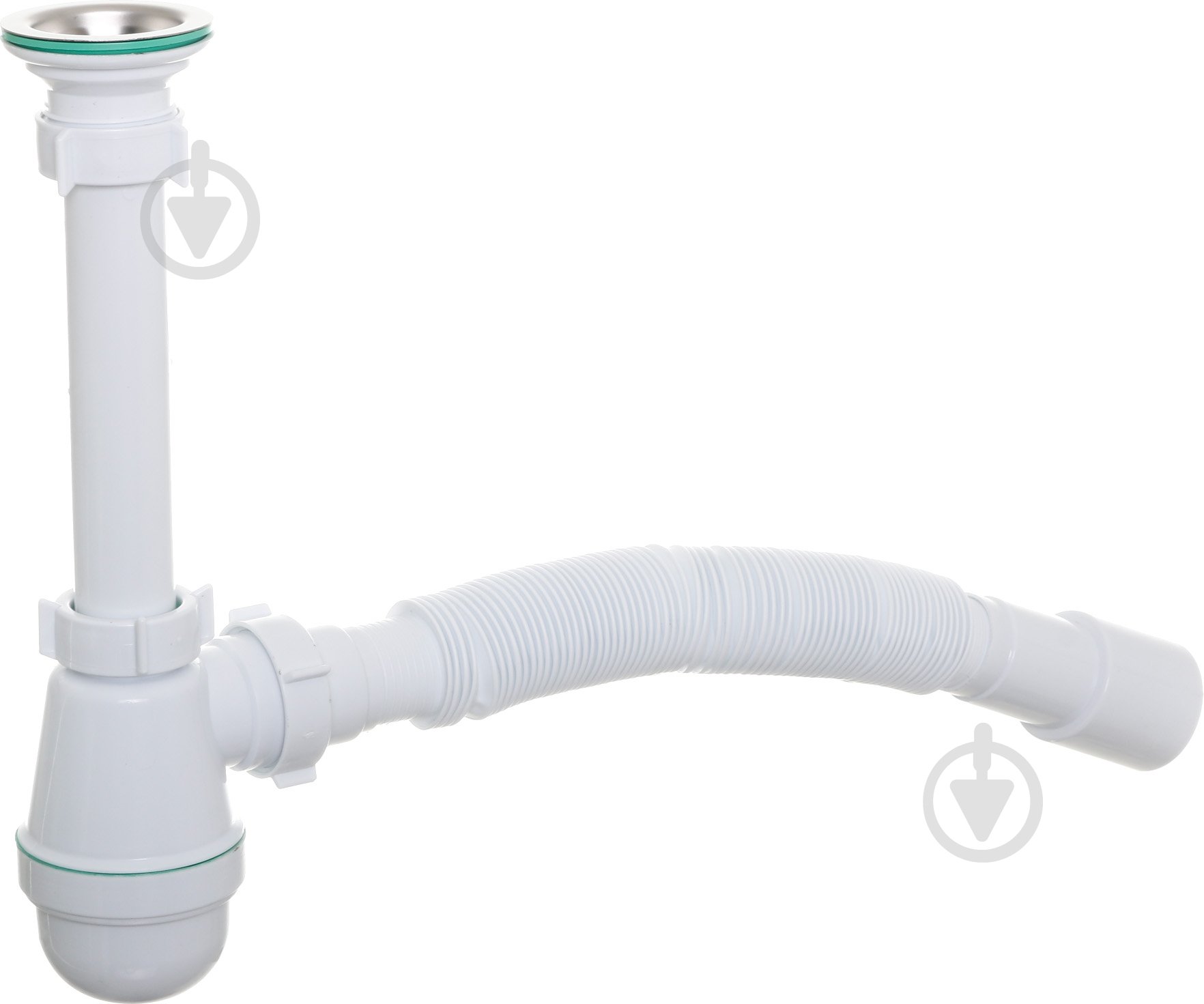 Сифон для умивальника ScandiSPA + гофротруба 40х40/50 SТ18080043 - фото 2