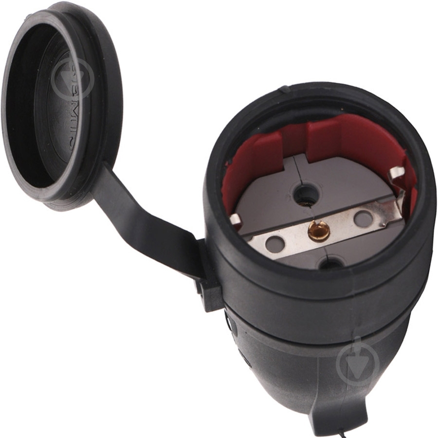 Розетка кабельная Bemis BK1-1402-2311 с заземлением 250В IP55 черный - фото 1 Розетка кабельная Bemis BK1-1402-2311 с заземлением 250В IP55 черный - фото 1