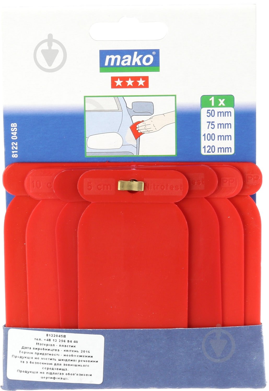 Набор шпателей 4 шт. Tempo 812204SB - фото 6