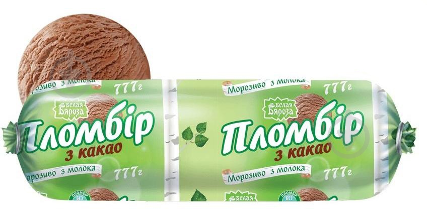Мороженое Біла Береза пломбир шоколадный 777 г (4820167770693) - фото 1
