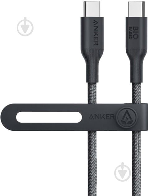 Кабель Anker 544 USB Type-C 140W 1,8 м чорний (A80F6H11) - фото 1 Кабель Anker 544 USB Type-C 140W 1,8 м чорний (A80F6H11) - фото 1