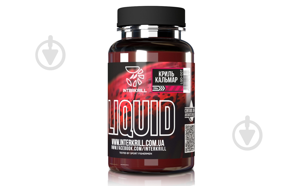 Ликвид INTERKRILL 200 мл криль/ кальмар - фото 1 Ликвид INTERKRILL 200 мл криль/ кальмар - фото 1