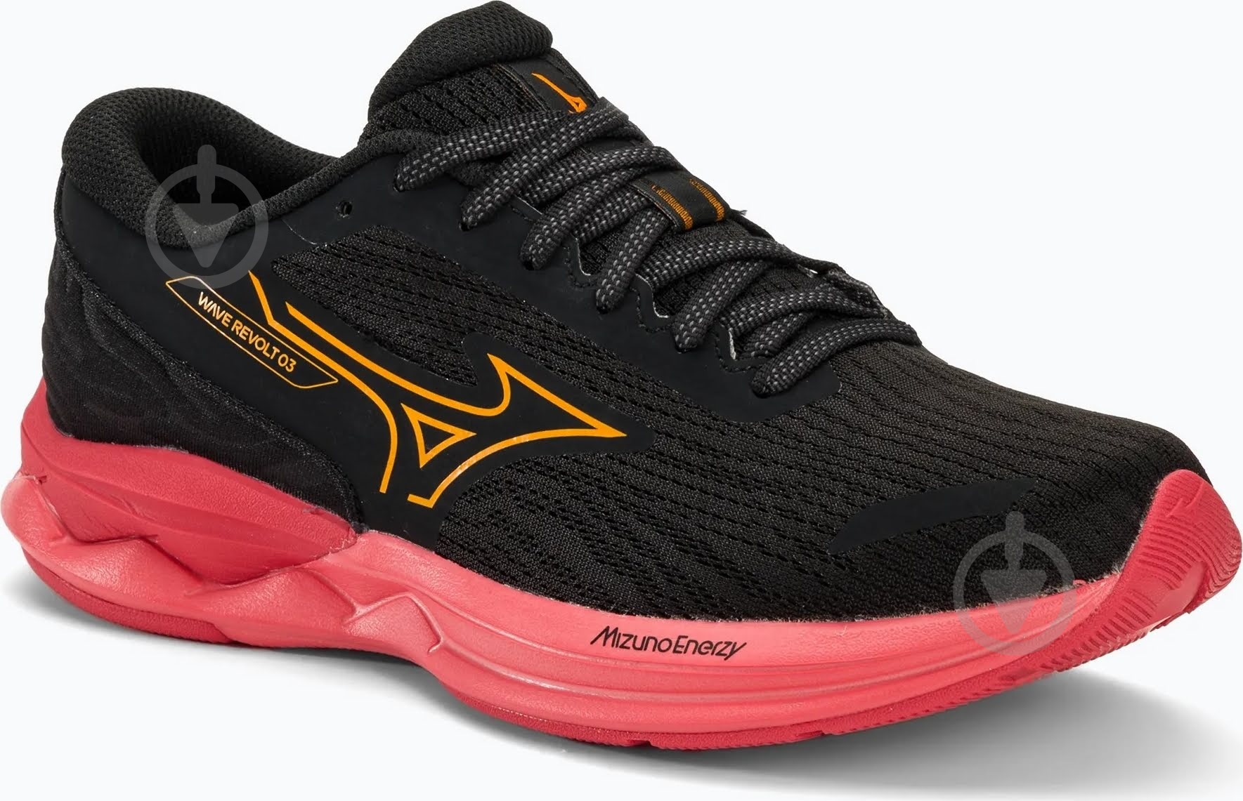Черевики Mizuno WAVE REVOLT 3Black/Carrot Curl р.38 чорний - фото 2 Черевики Mizuno WAVE REVOLT 3Black/Carrot Curl р.38 чорний - фото 2