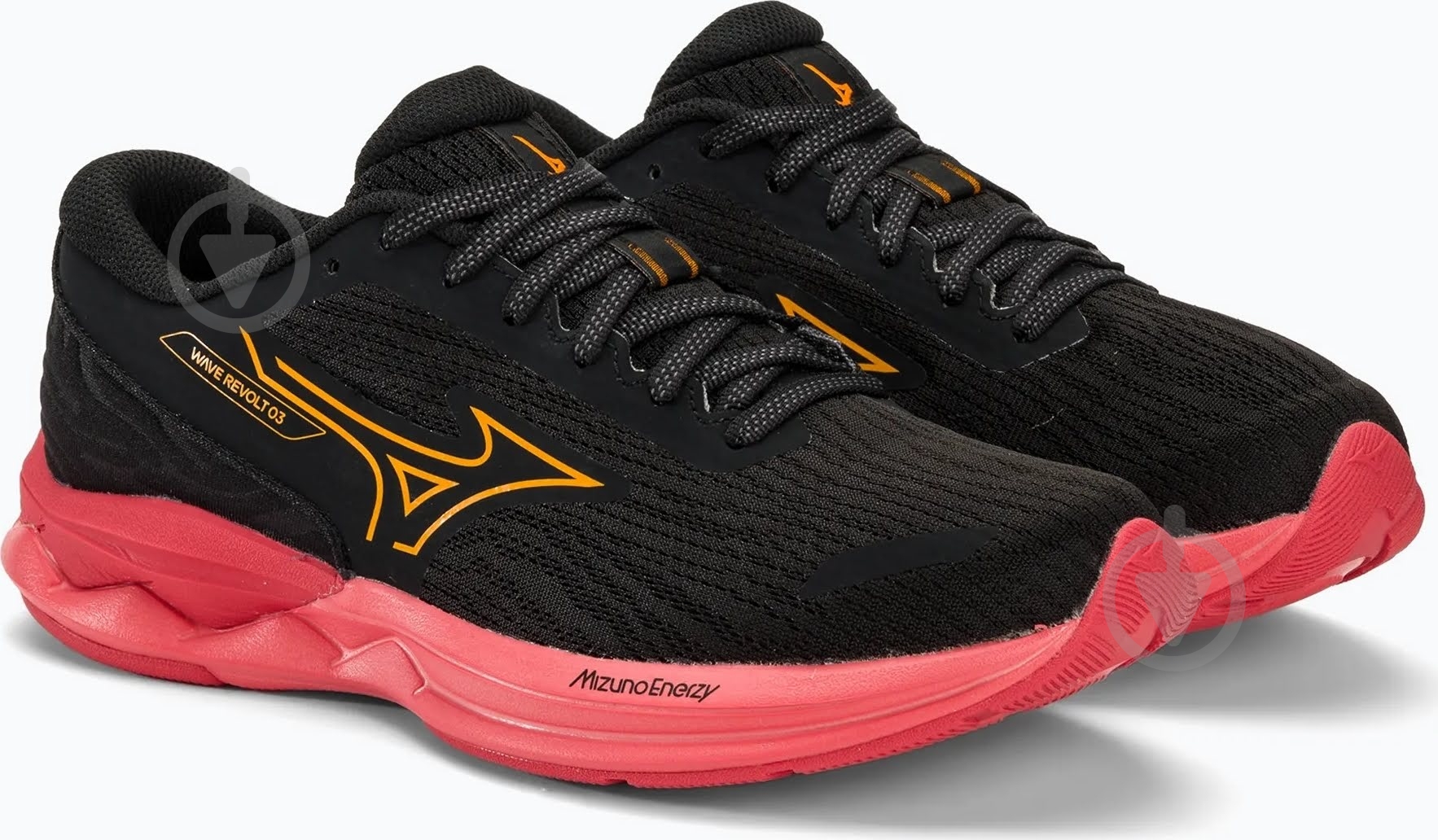 Черевики Mizuno WAVE REVOLT 3Black/Carrot Curl р.38 чорний - фото 4 Черевики Mizuno WAVE REVOLT 3Black/Carrot Curl р.38 чорний - фото 4
