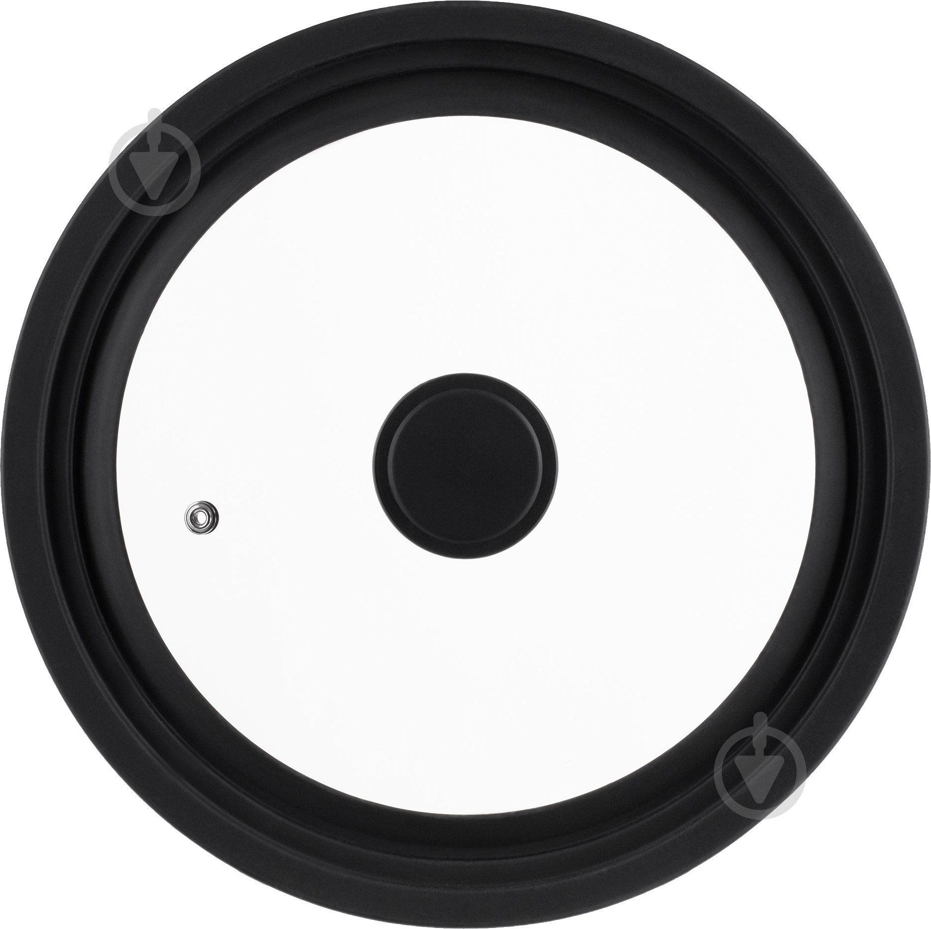 Крышка универсальная Ardesto Black Mars Smart 24/26/28 см черная с прозрачным AR2428UL - фото 2