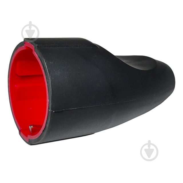 Гнездо Neomax усиленное NX1108 с заземлением 220В 16А IP20 пластик черный - фото 1