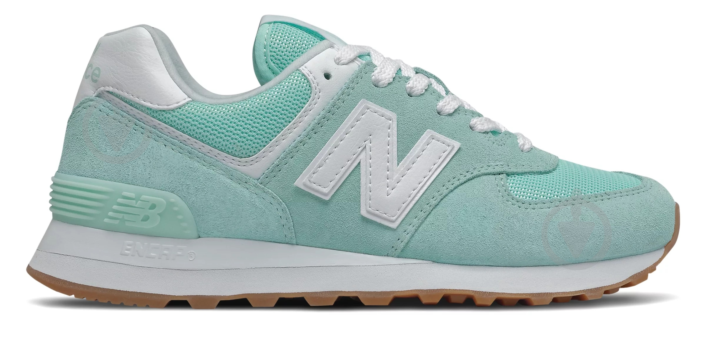 Кроссовки женские демисезонные New Balance WL574PS2 р.40,5 ментоловые - фото 1