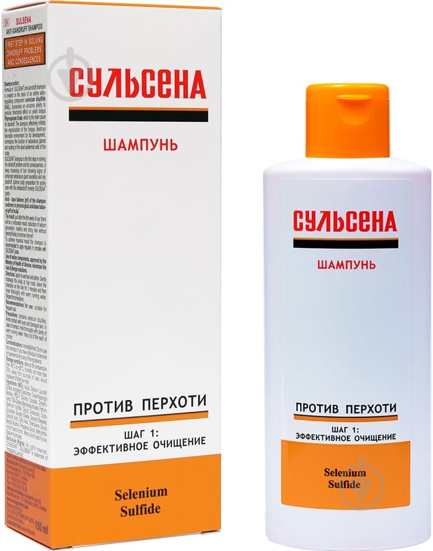 Сульсена проти лупи шампунь 150 мл - фото 1 Сульсена проти лупи шампунь 150 мл - фото 1