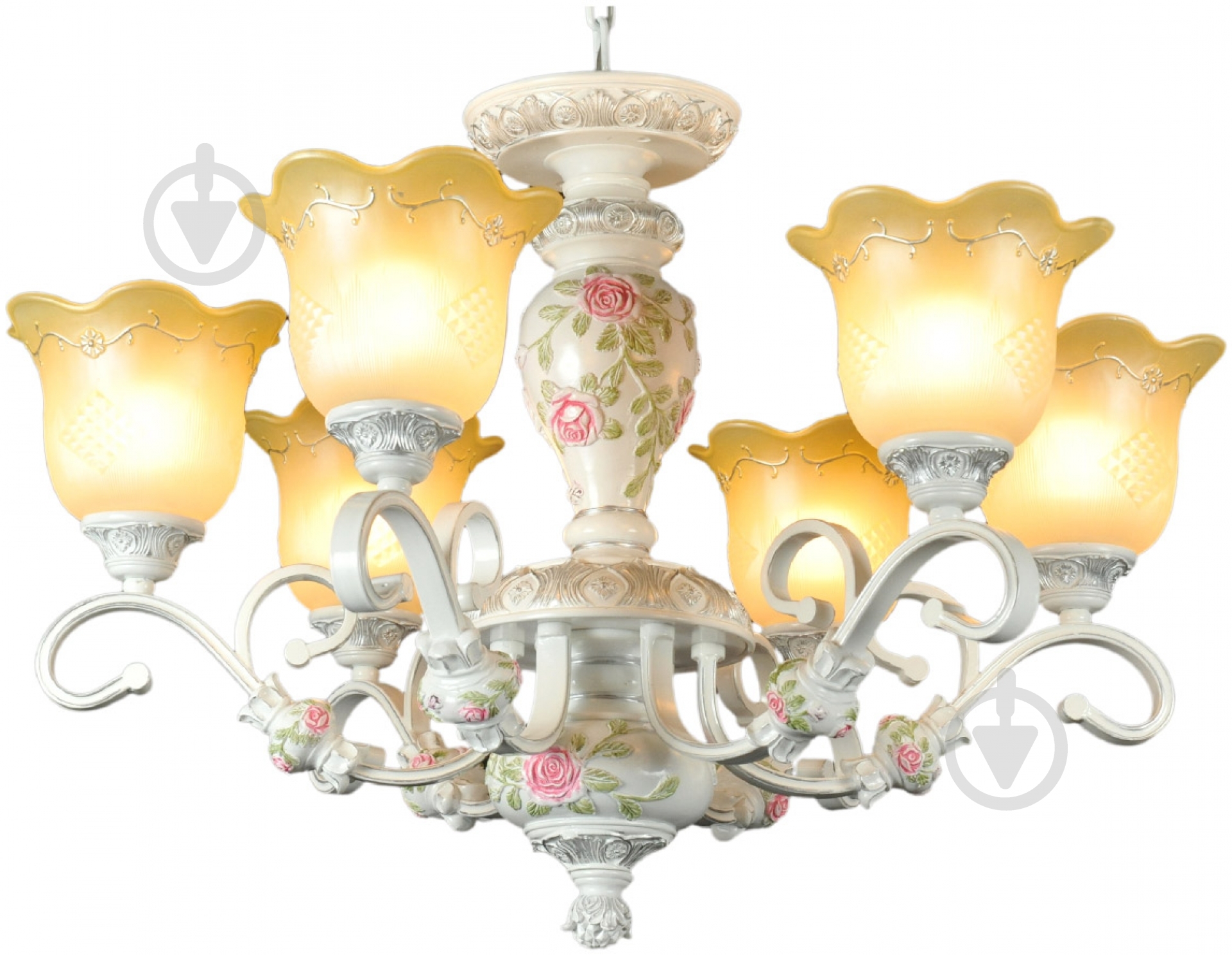 Люстра подвесная Versan LORA 6xE27 белый 25095-6 - фото 1 Люстра подвесная Versan LORA 6xE27 белый 25095-6 - фото 1