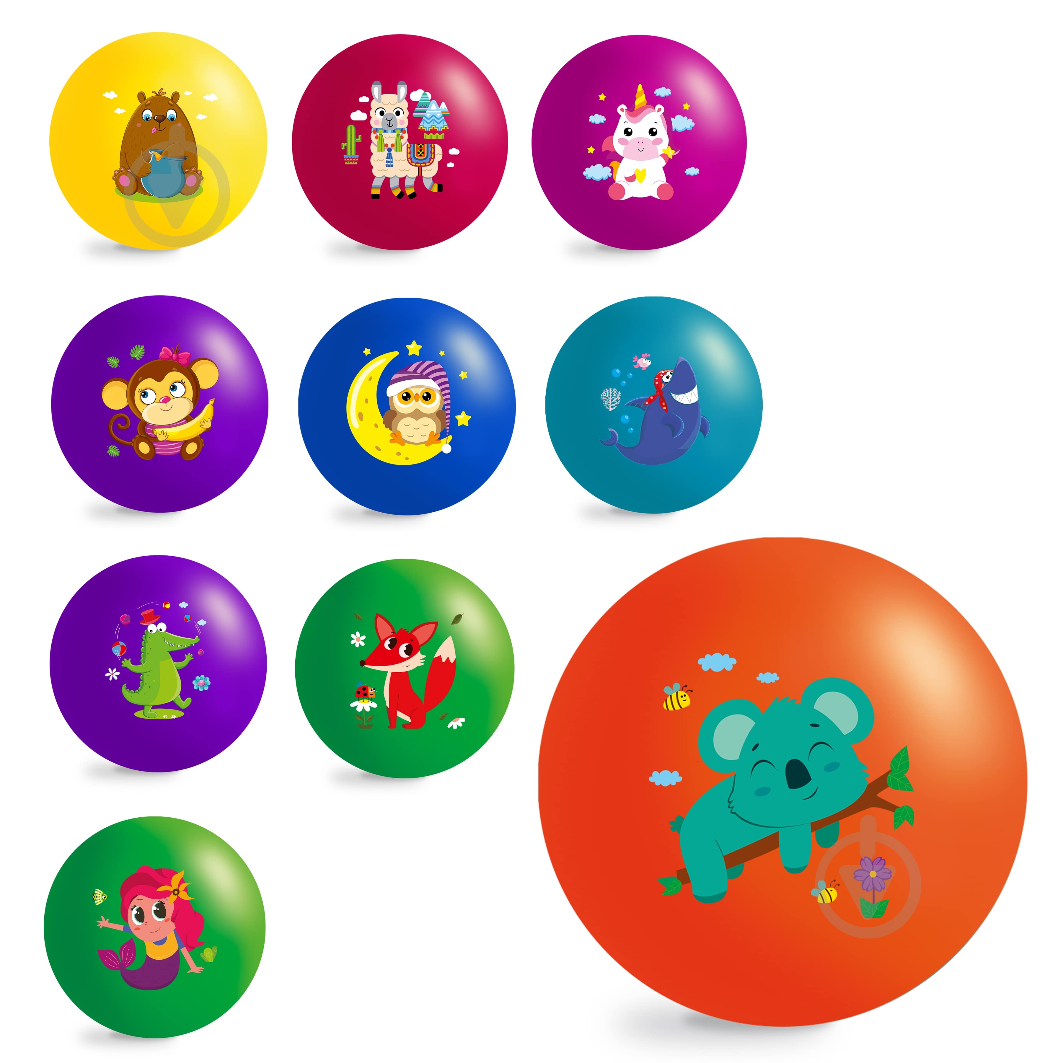 Мяч JаmPoPo 23 см в ассортименте JPP02 - фото 1 Мяч JаmPoPo 23 см в ассортименте JPP02 - фото 1