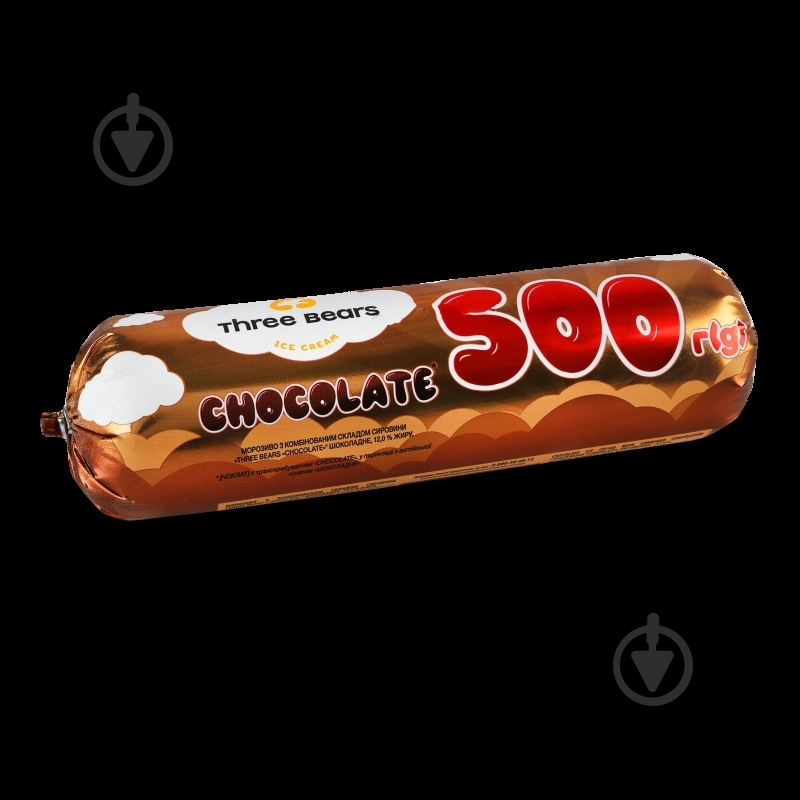 Мороженое Три Ведмеді Choсolate шоколадное 500 г - фото 4