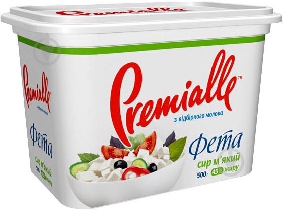 Сыр ТМ Premialle Фета 45% 500г - фото 1