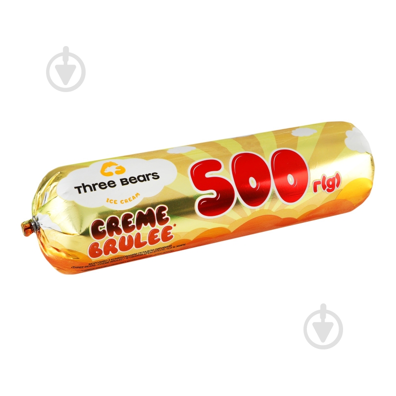 Мороженое Три Ведмеді Creme brulee крем-брюле 500 г - фото 3