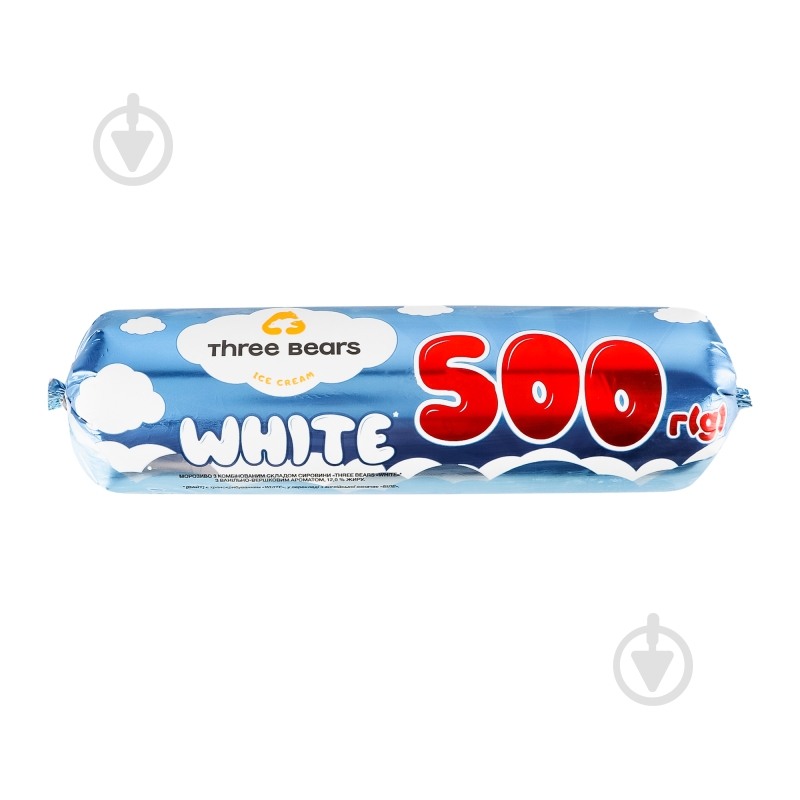 Морозиво Три Ведмеді White ваніль-вершки 500 г - фото 5