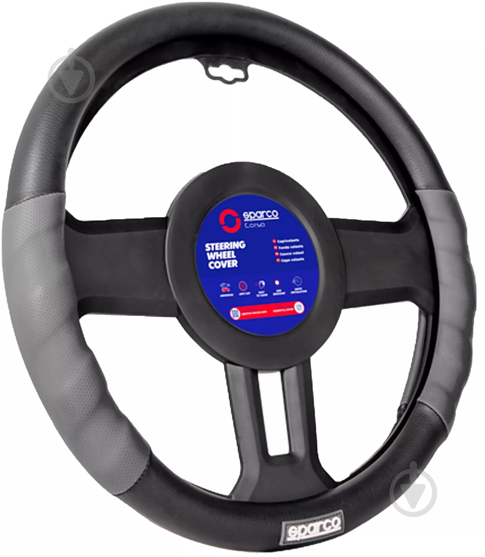 Чохол на кермо Sparco SPC1101L сірий - фото 2