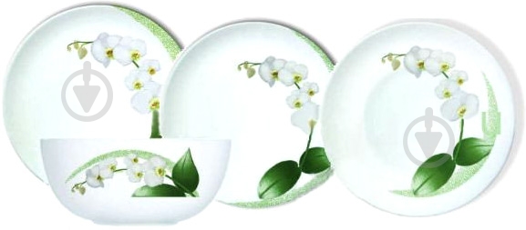 Сервиз столовый Luminarc White Orchid 19 предметов P0325 - фото 1